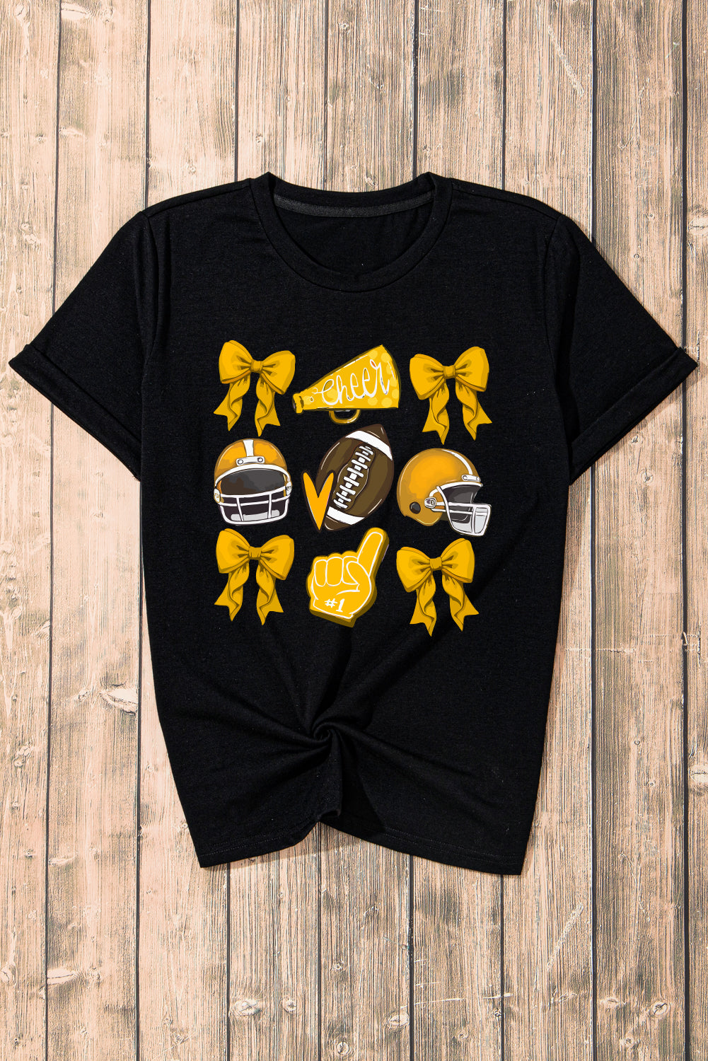 White Game Day Graphic Tee
