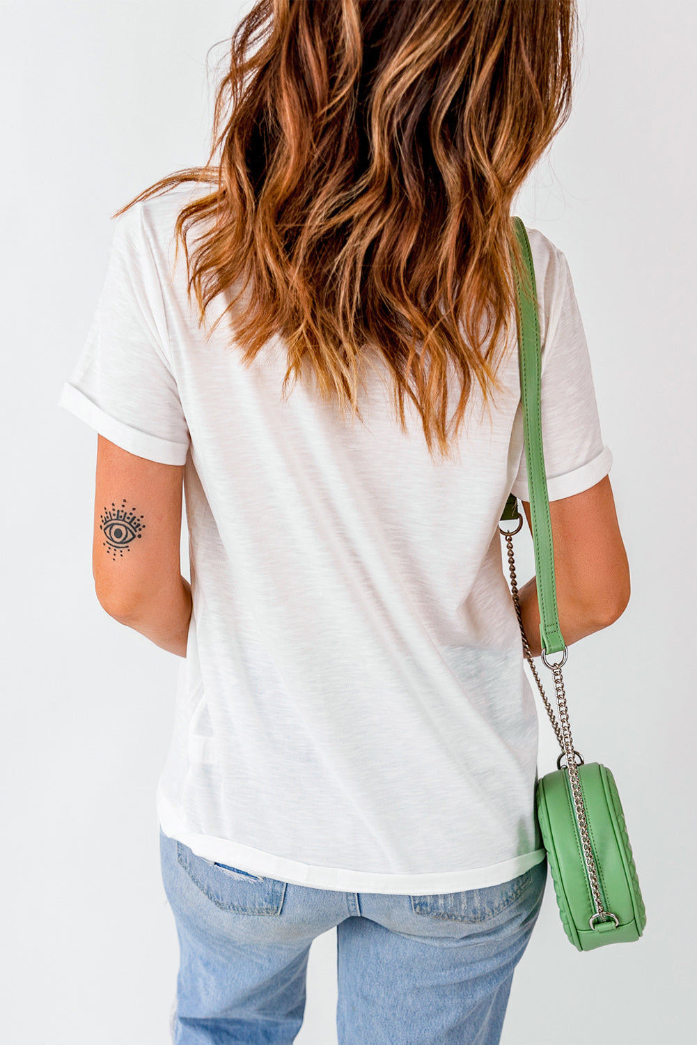 White Game Day Graphic Tee